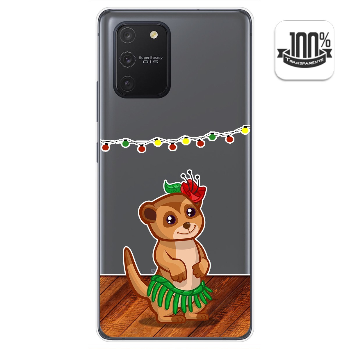 Funda Gel Transparente para Samsung Galaxy S10 Lite diseño Suricata Dibujos