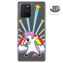 Funda Gel Transparente para Samsung Galaxy S10 Lite diseño Unicornio Dibujos
