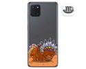 Funda Gel Transparente para Samsung Galaxy Note 10 Lite diseño Bufalo Dibujos