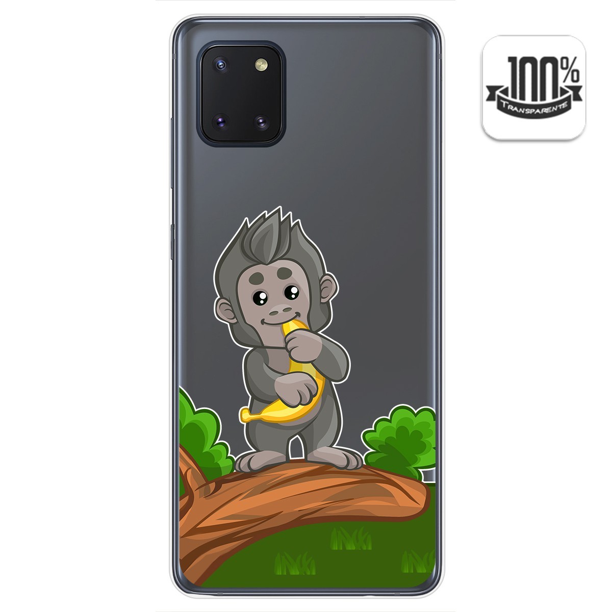 Funda Gel Transparente para Samsung Galaxy Note 10 Lite diseño Mono Dibujos