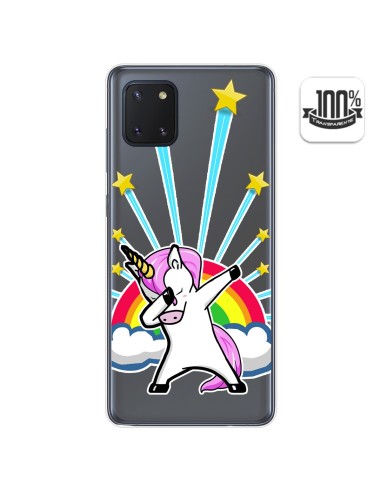 Funda Gel Transparente para Samsung Galaxy Note 10 Lite diseño Unicornio Dibujos