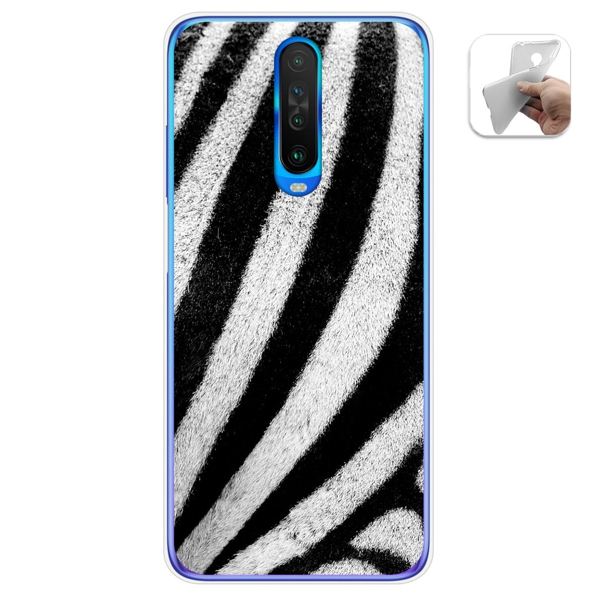 Funda Gel Tpu para Xiaomi Pocophone POCO X2 diseño Animal 02 Dibujos