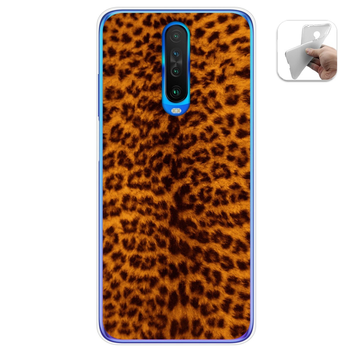 Funda Gel Tpu para Xiaomi Pocophone POCO X2 diseño Animal 03 Dibujos