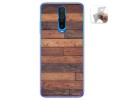 Funda Gel Tpu para Xiaomi Pocophone POCO X2 diseño Madera 03 Dibujos