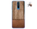 Funda Gel Tpu para Xiaomi Pocophone POCO X2 diseño Madera 09 Dibujos