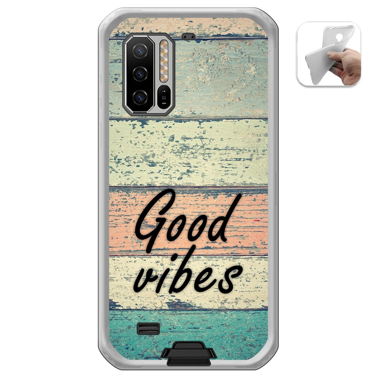 Funda Gel Tpu para Ulefone Armor 7 diseño Madera 01 Dibujos
