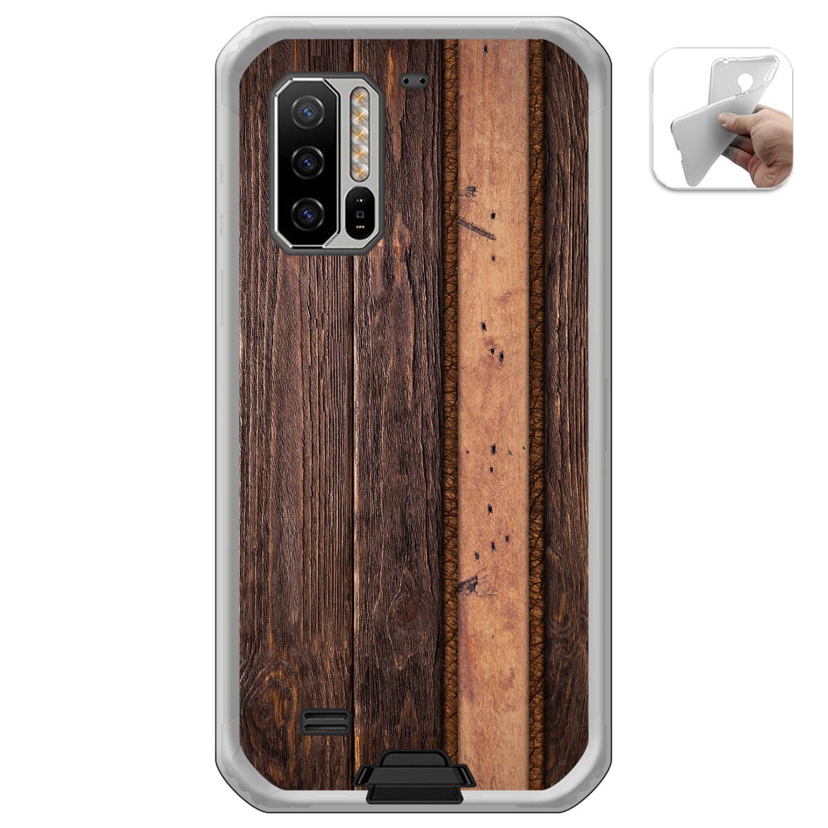 Funda Gel Tpu para Ulefone Armor 7 diseño Madera 05 Dibujos