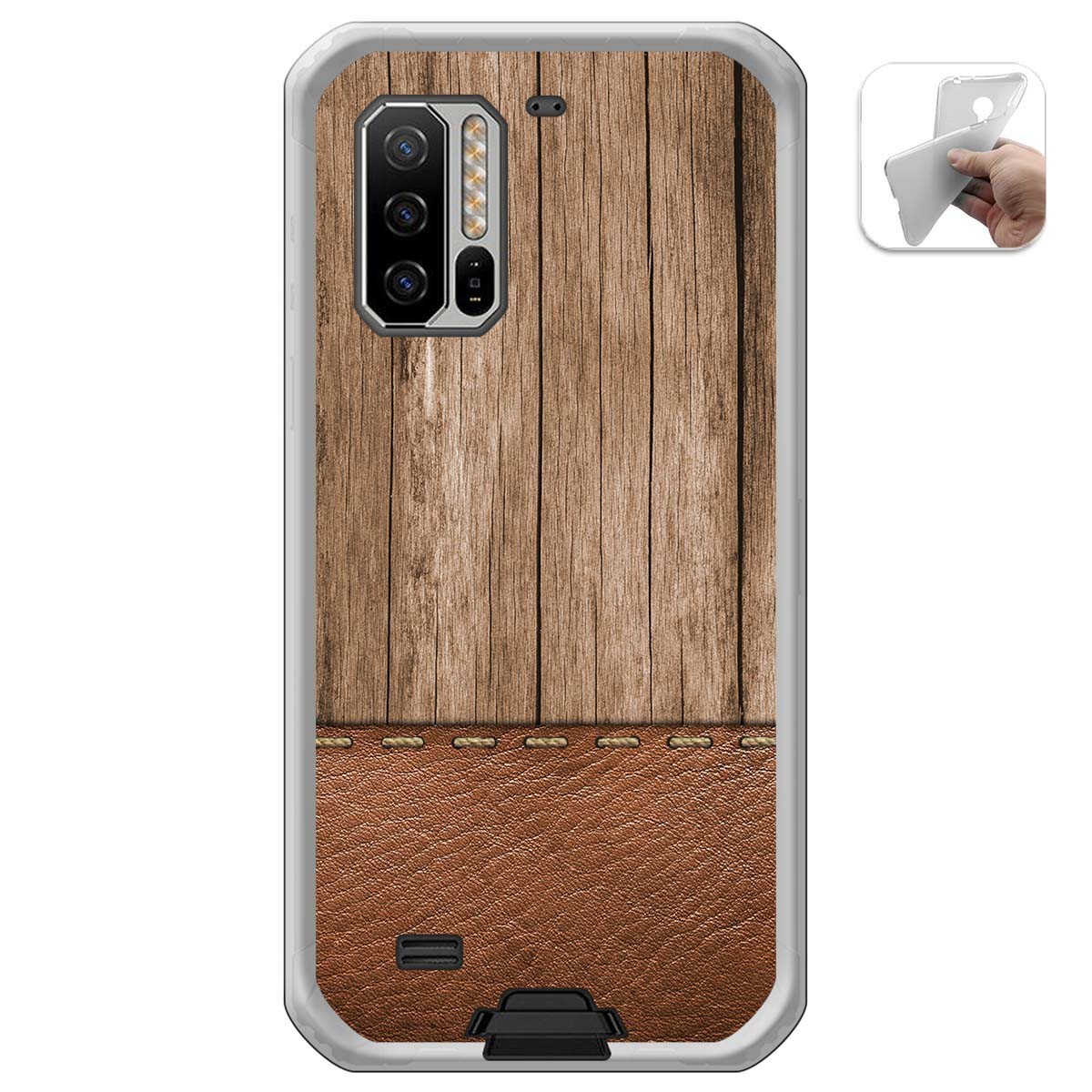 Funda Gel Tpu para Ulefone Armor 7 diseño Madera 09 Dibujos