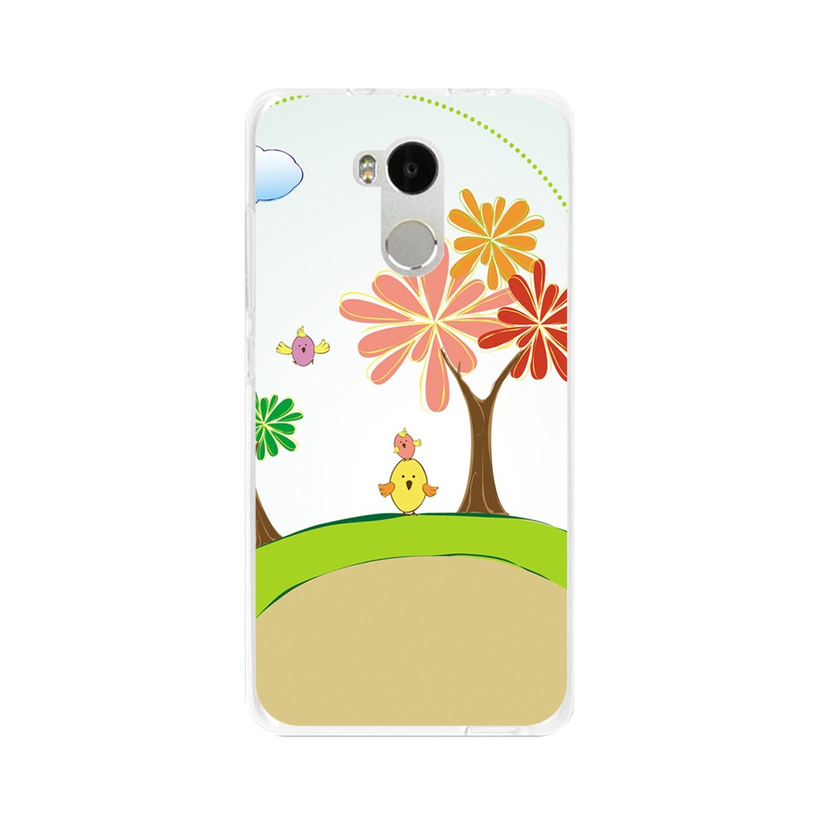 Funda Gel Tpu para Xiaomi Redmi 4 Pro Diseño Primavera Dibujos