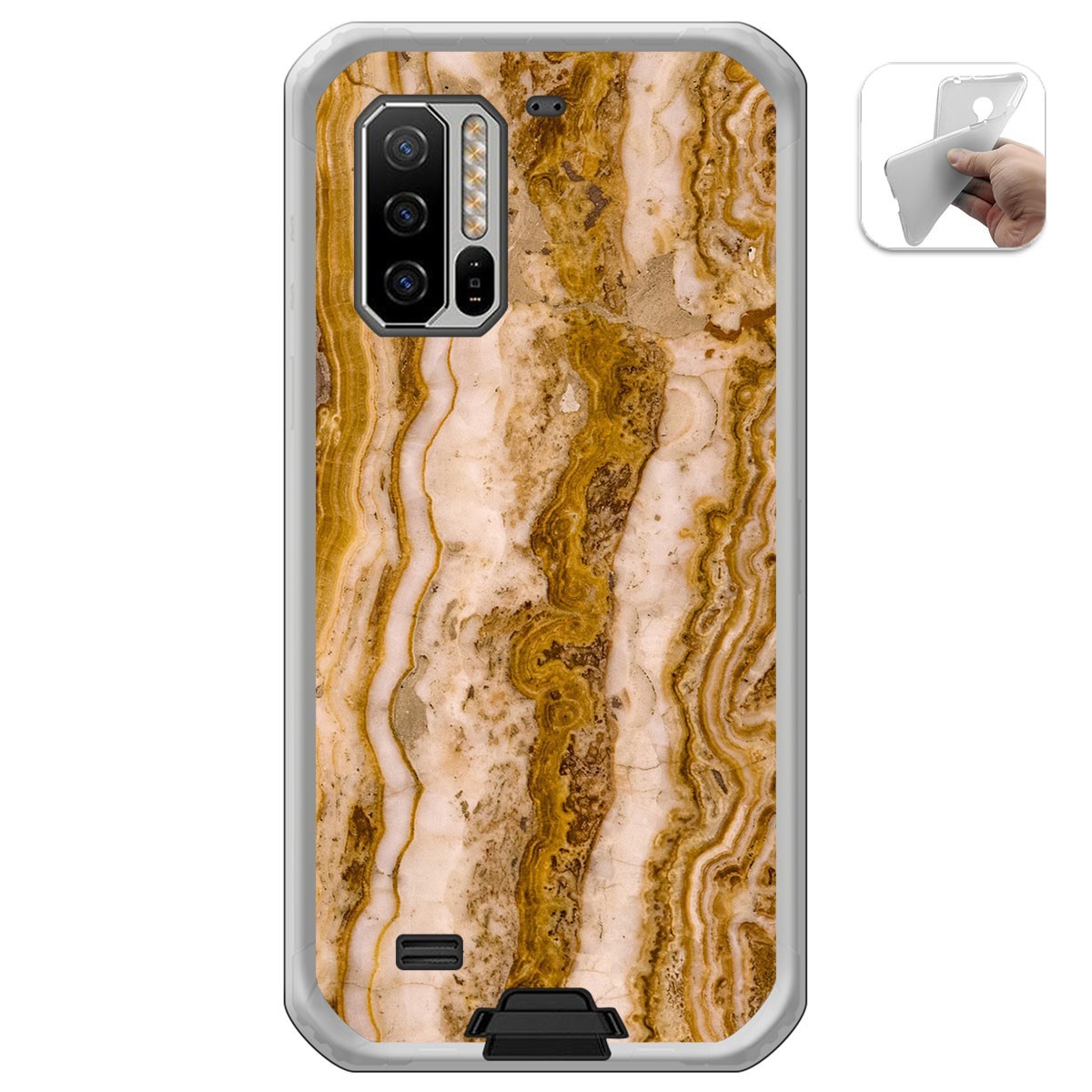 Funda Gel Tpu para Ulefone Armor 7 diseño Mármol 10 Dibujos