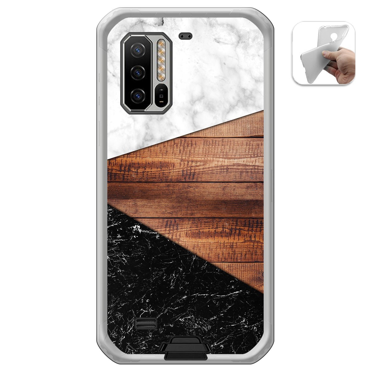 Funda Gel Tpu para Ulefone Armor 7 diseño Mármol 11 Dibujos