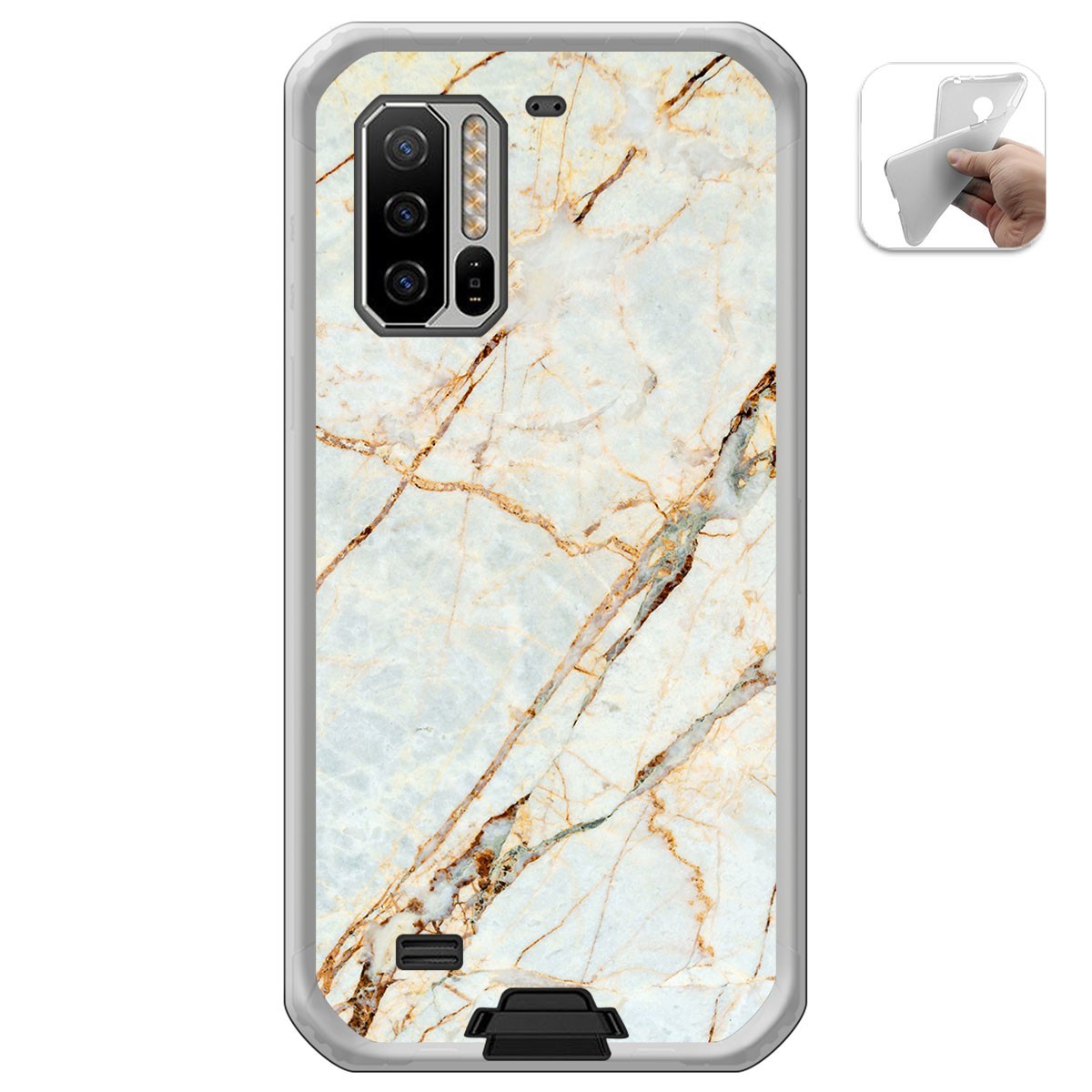 Funda Gel Tpu para Ulefone Armor 7 diseño Mármol 13 Dibujos