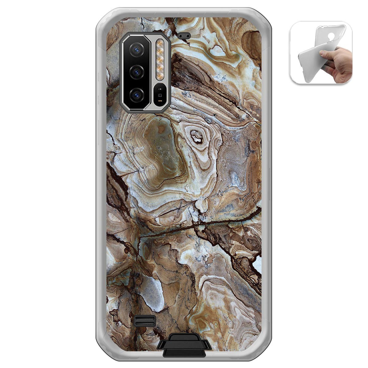 Funda Gel Tpu para Ulefone Armor 7 diseño Mármol 14 Dibujos