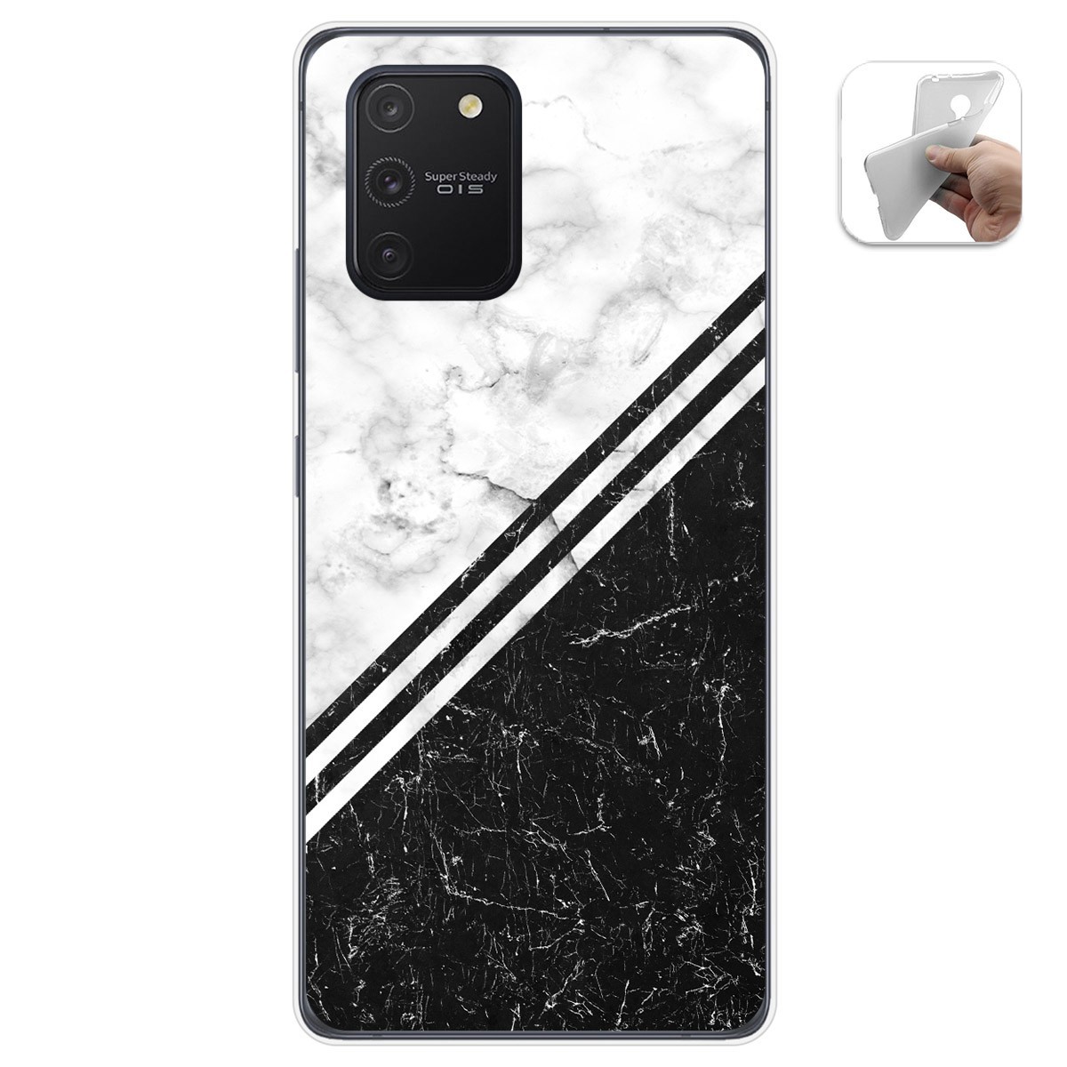 Funda Gel Tpu para Samsung Galaxy S10 Lite diseño Mármol 01 Dibujos