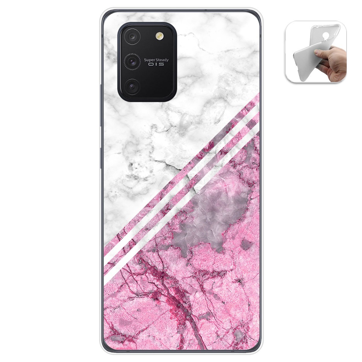 Funda Gel Tpu para Samsung Galaxy S10 Lite diseño Mármol 03 Dibujos