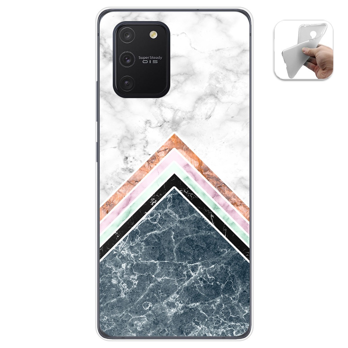 Funda Gel Tpu para Samsung Galaxy S10 Lite diseño Mármol 05 Dibujos