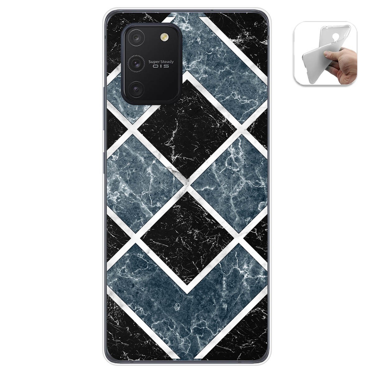 Funda Gel Tpu para Samsung Galaxy S10 Lite diseño Mármol 06 Dibujos