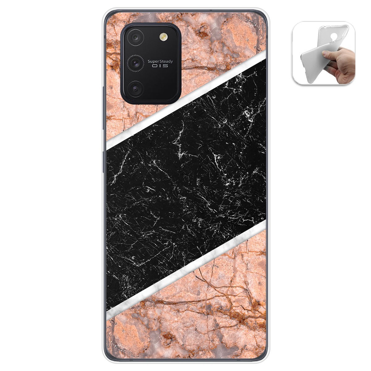 Funda Gel Tpu para Samsung Galaxy S10 Lite diseño Mármol 07 Dibujos