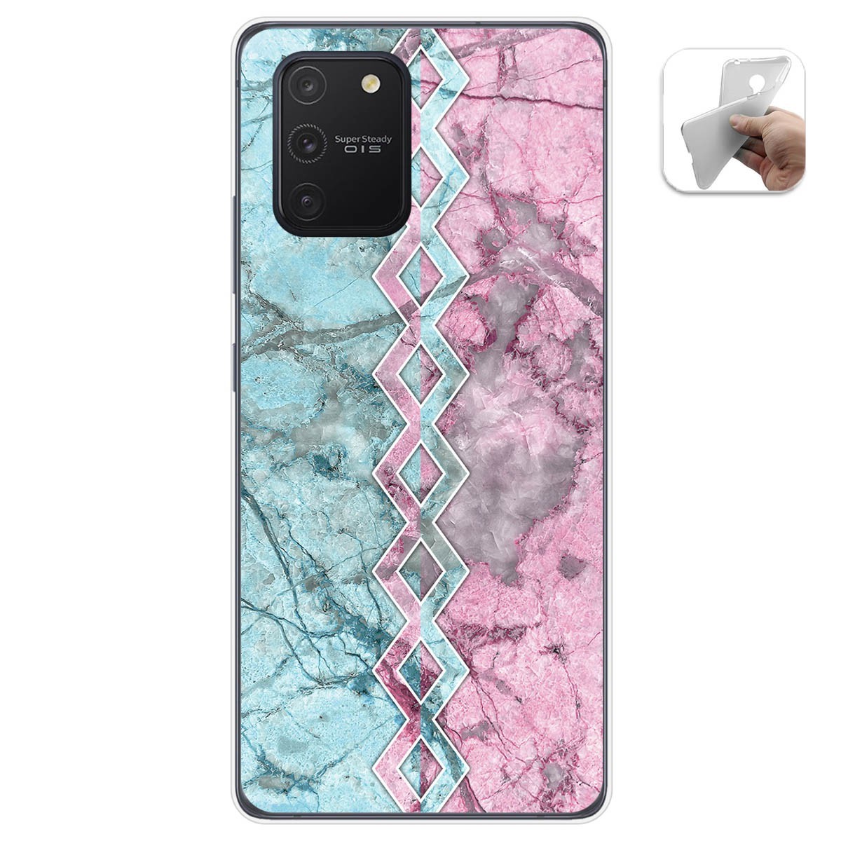 Funda Gel Tpu para Samsung Galaxy S10 Lite diseño Mármol 08 Dibujos
