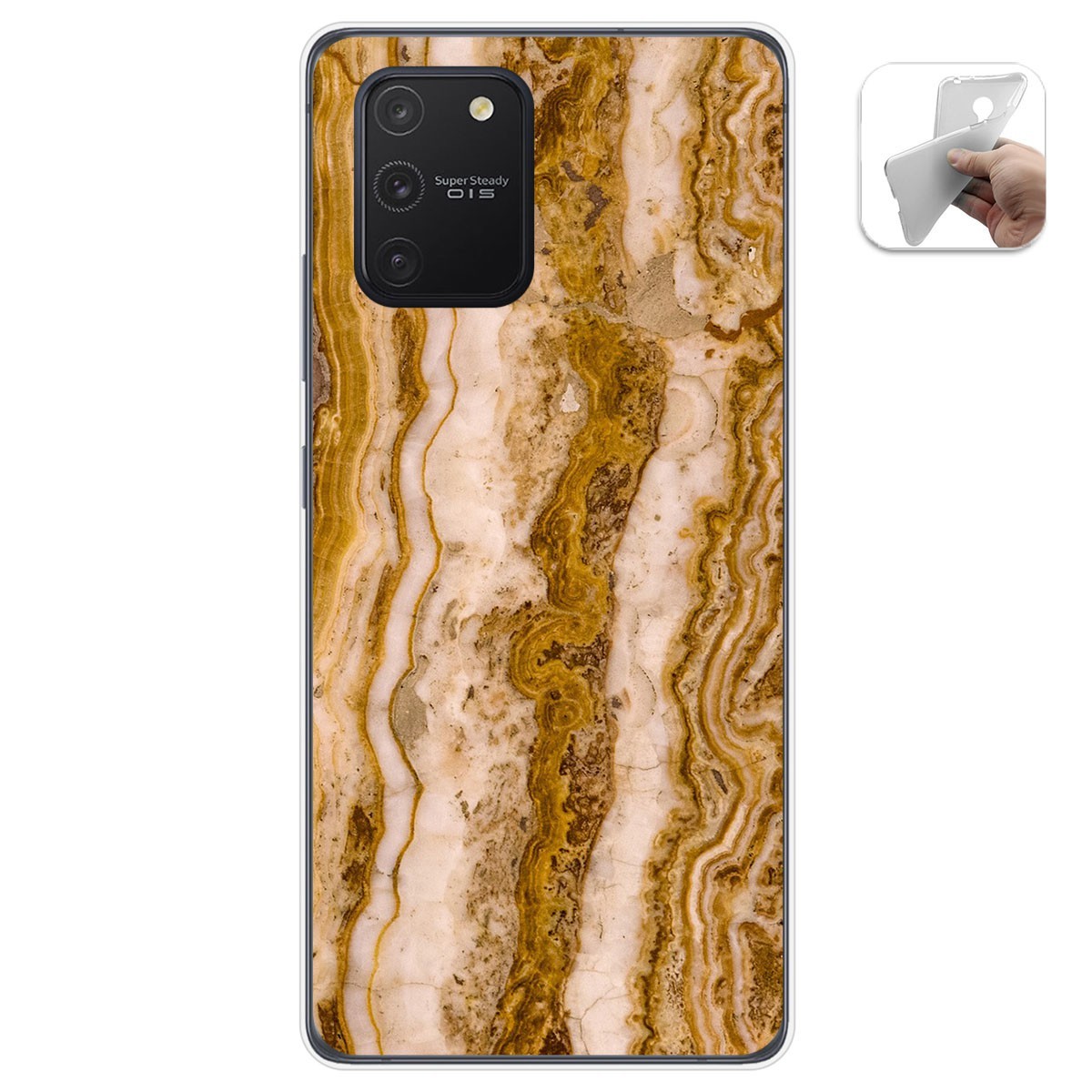 Funda Gel Tpu para Samsung Galaxy S10 Lite diseño Mármol 10 Dibujos