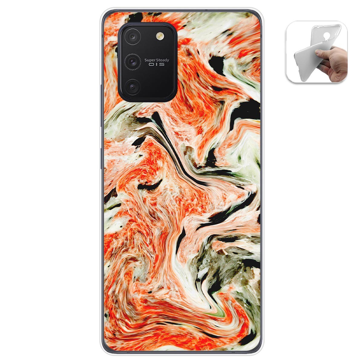 Funda Gel Tpu para Samsung Galaxy S10 Lite diseño Mármol 12 Dibujos