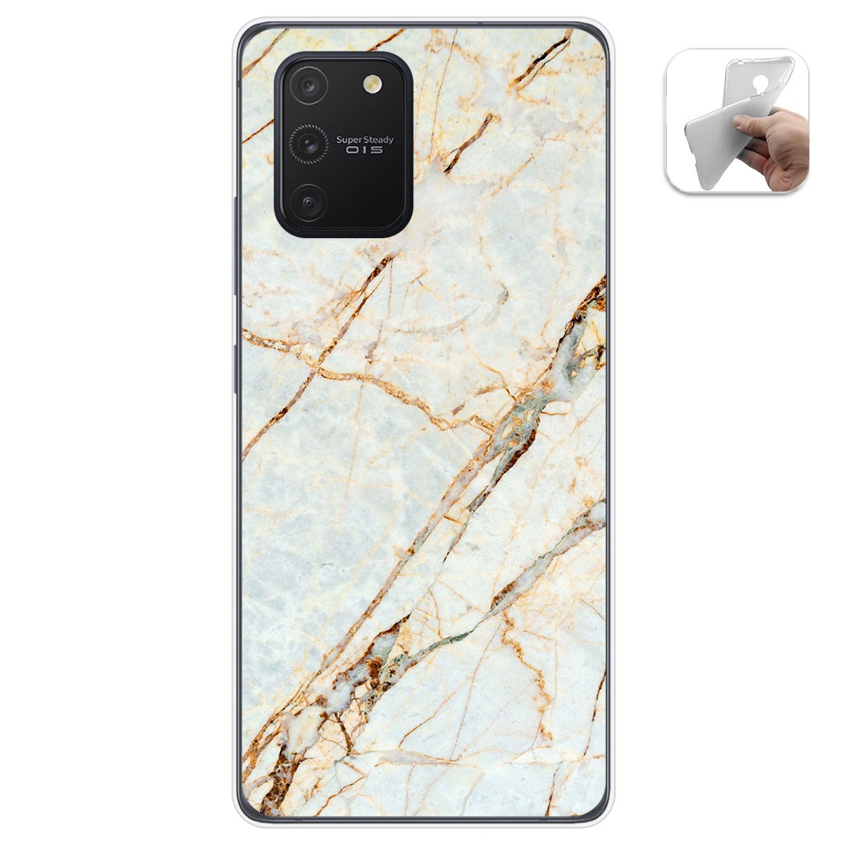 Funda Gel Tpu para Samsung Galaxy S10 Lite diseño Mármol 13 Dibujos