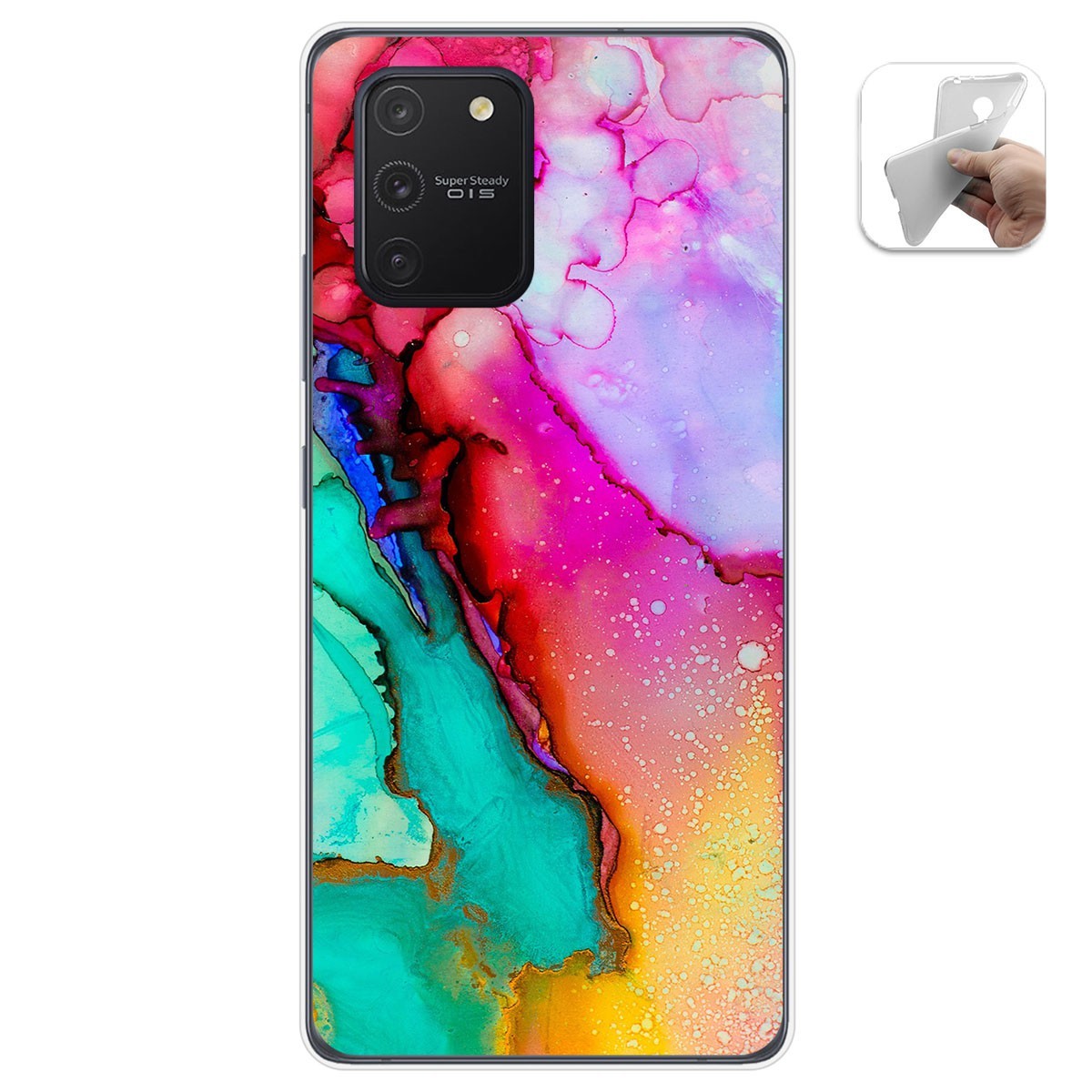 Funda Gel Tpu para Samsung Galaxy S10 Lite diseño Mármol 15 Dibujos
