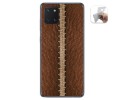 Funda Gel Tpu para Samsung Galaxy Note 10 Lite diseño Cuero 01 Dibujos