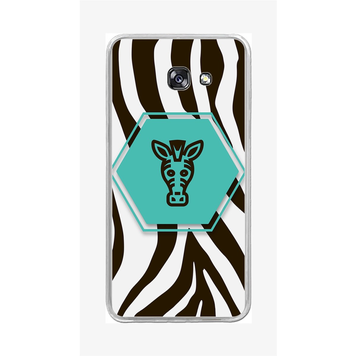 Funda Gel Tpu para Samsung Galaxy A5 (2017) Diseño Cebra Dibujos