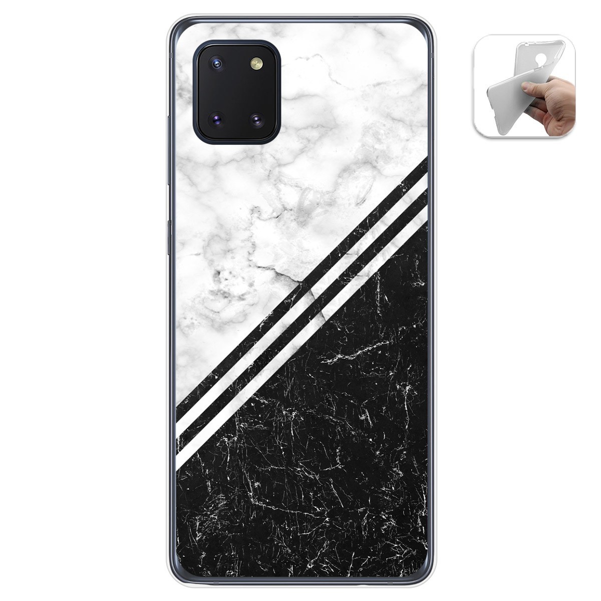 Funda Gel Tpu para Samsung Galaxy Note 10 Lite diseño Mármol 01 Dibujos