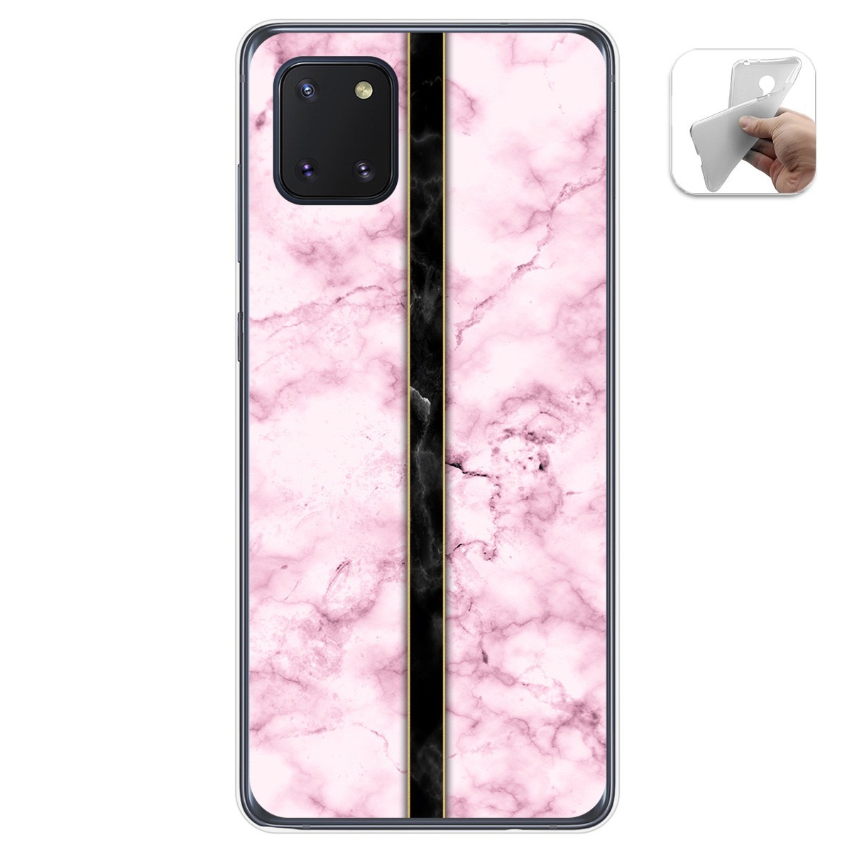 Funda Gel Tpu para Samsung Galaxy Note 10 Lite diseño Mármol 04 Dibujos