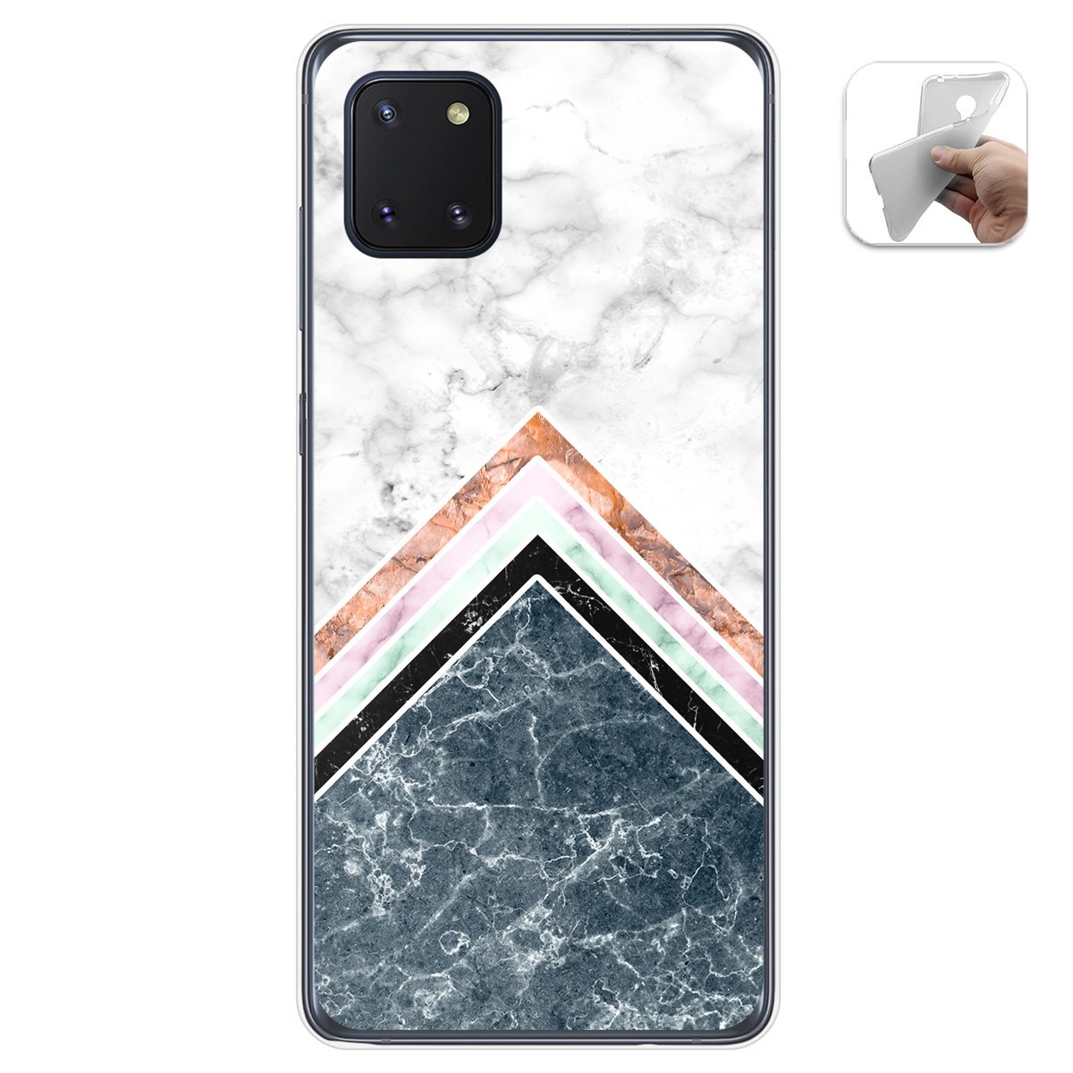 Funda Gel Tpu para Samsung Galaxy Note 10 Lite diseño Mármol 05 Dibujos