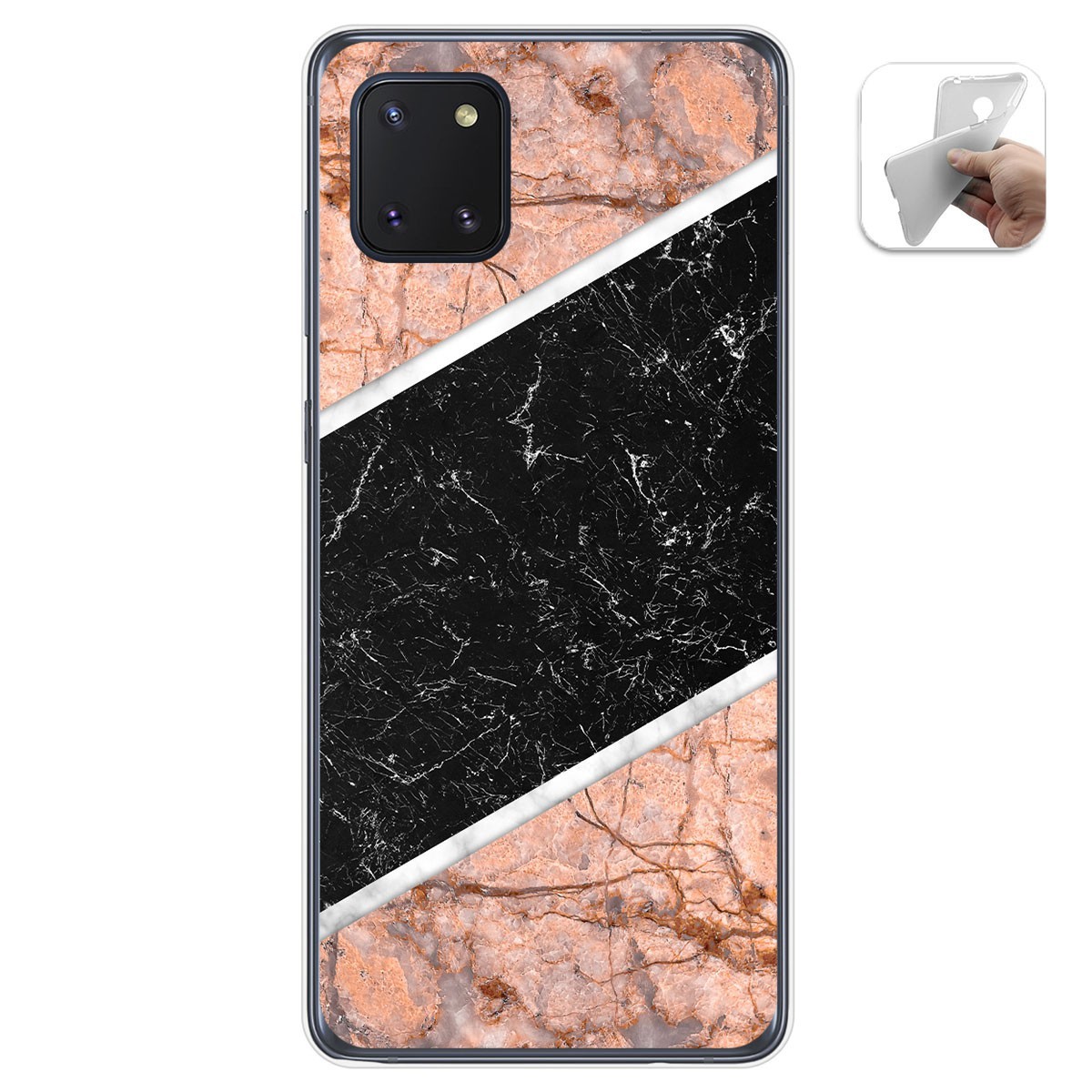 Funda Gel Tpu para Samsung Galaxy Note 10 Lite diseño Mármol 07 Dibujos