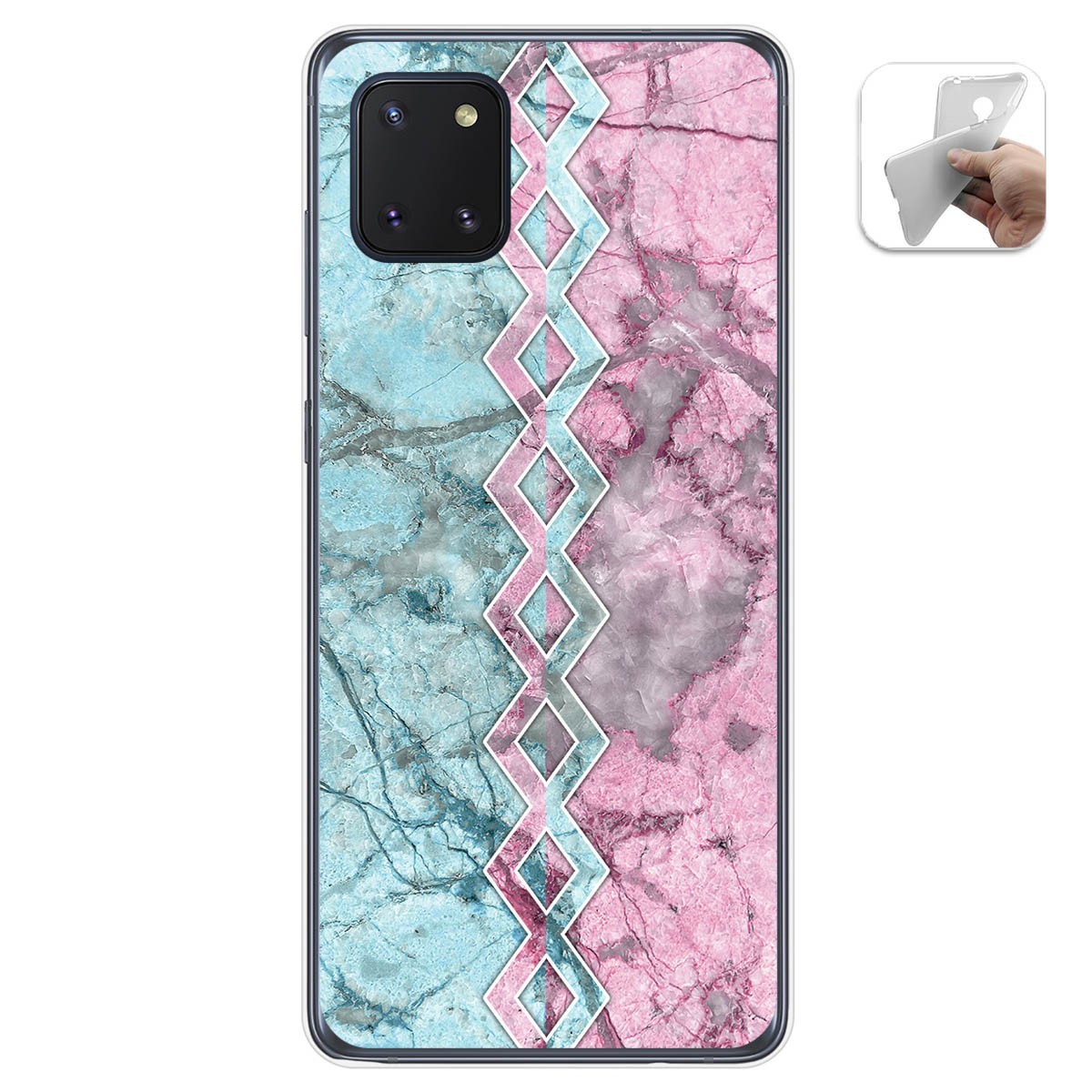 Funda Gel Tpu para Samsung Galaxy Note 10 Lite diseño Mármol 08 Dibujos