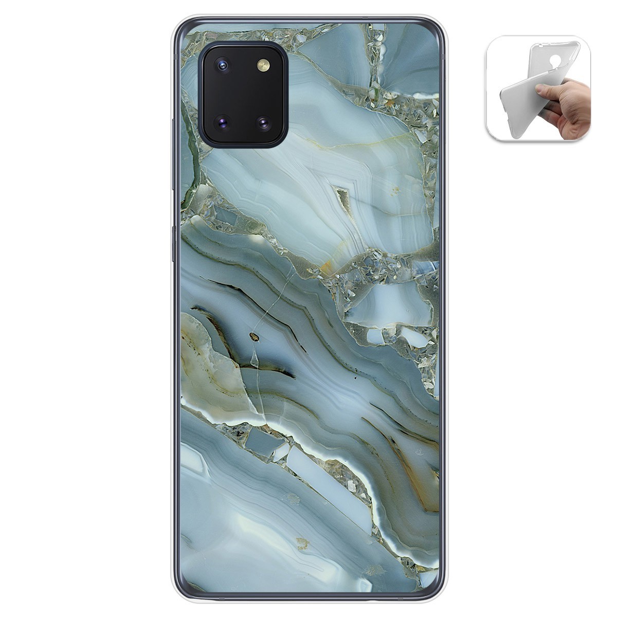 Funda Gel Tpu para Samsung Galaxy Note 10 Lite diseño Mármol 09 Dibujos