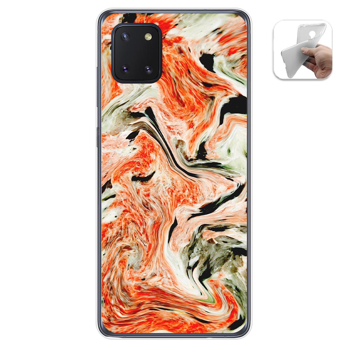 Funda Gel Tpu para Samsung Galaxy Note 10 Lite diseño Mármol 12 Dibujos