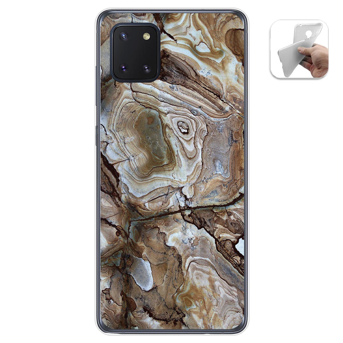 Funda Gel Tpu para Samsung Galaxy Note 10 Lite diseño Mármol 14 Dibujos