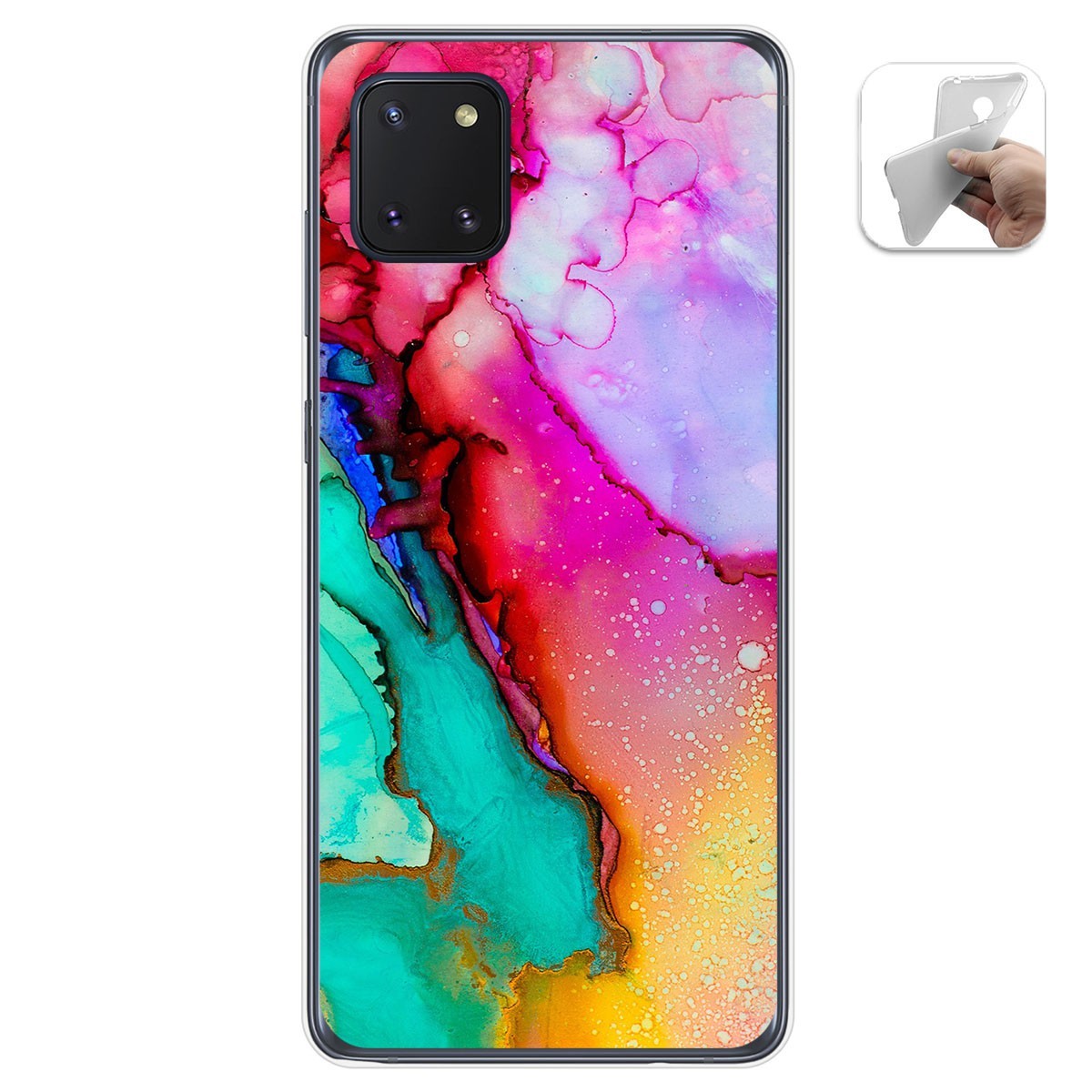 Funda Gel Tpu para Samsung Galaxy Note 10 Lite diseño Mármol 15 Dibujos