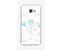 Funda Gel Tpu para Samsung Galaxy A5 (2017) Diseño Informatico Dibujos