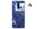Funda Gel Tpu para Xiaomi Pocophone POCO X2 diseño Circuito Dibujos