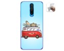 Funda Gel Tpu para Xiaomi Pocophone POCO X2 diseño Furgoneta Dibujos