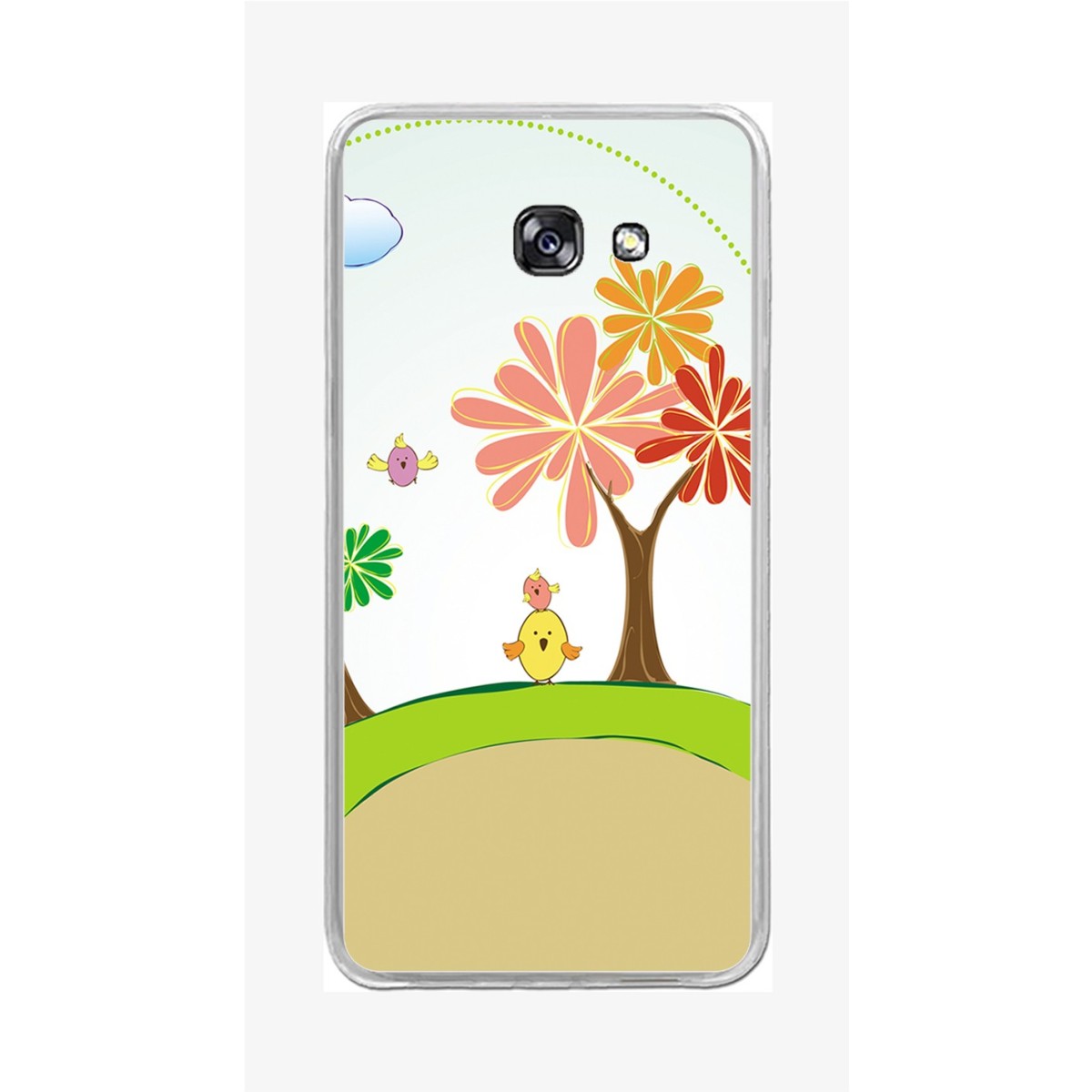 Funda Gel Tpu para Samsung Galaxy A5 (2017) Diseño Primavera Dibujos