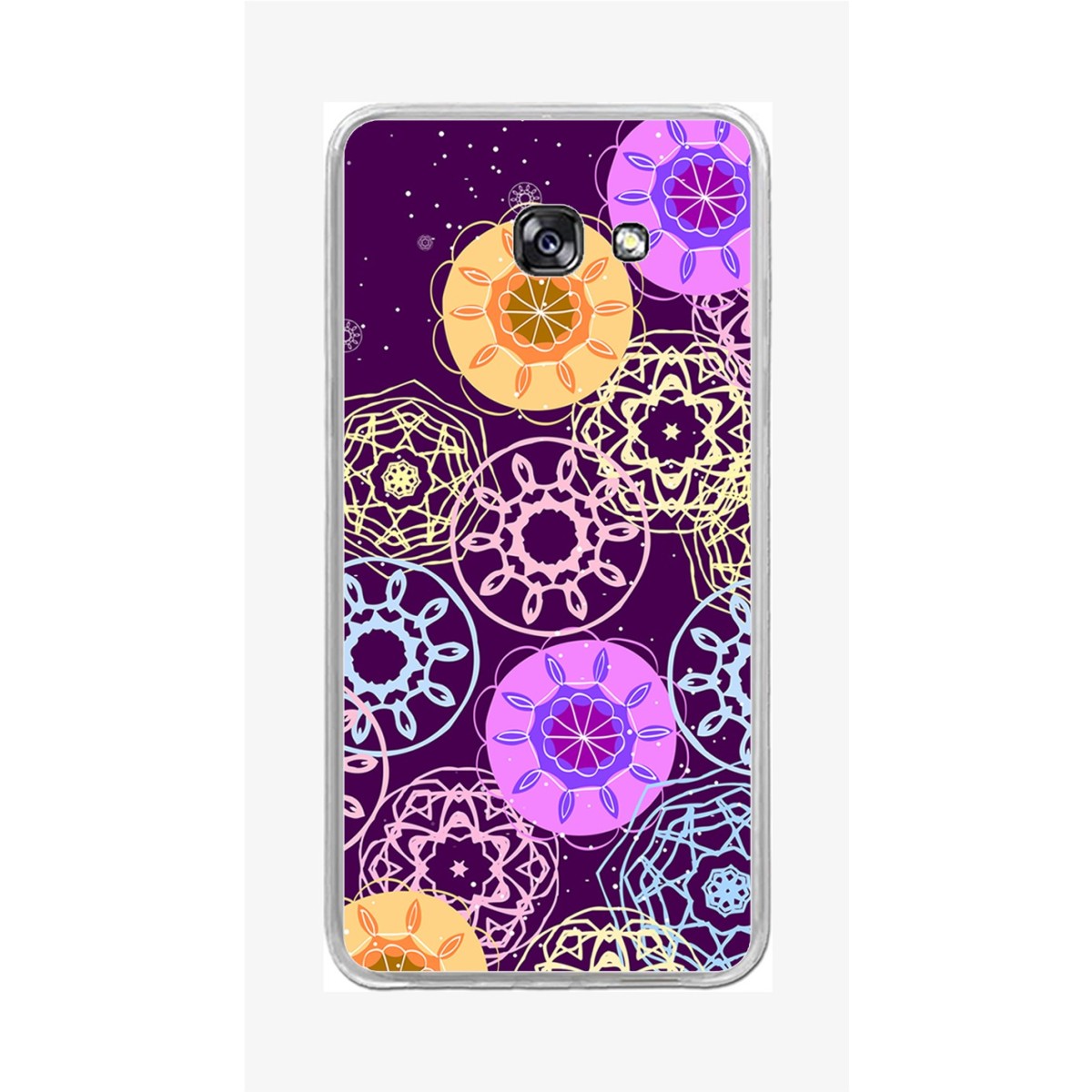 Funda Gel Tpu para Samsung Galaxy A5 (2017) Diseño Radial Dibujos