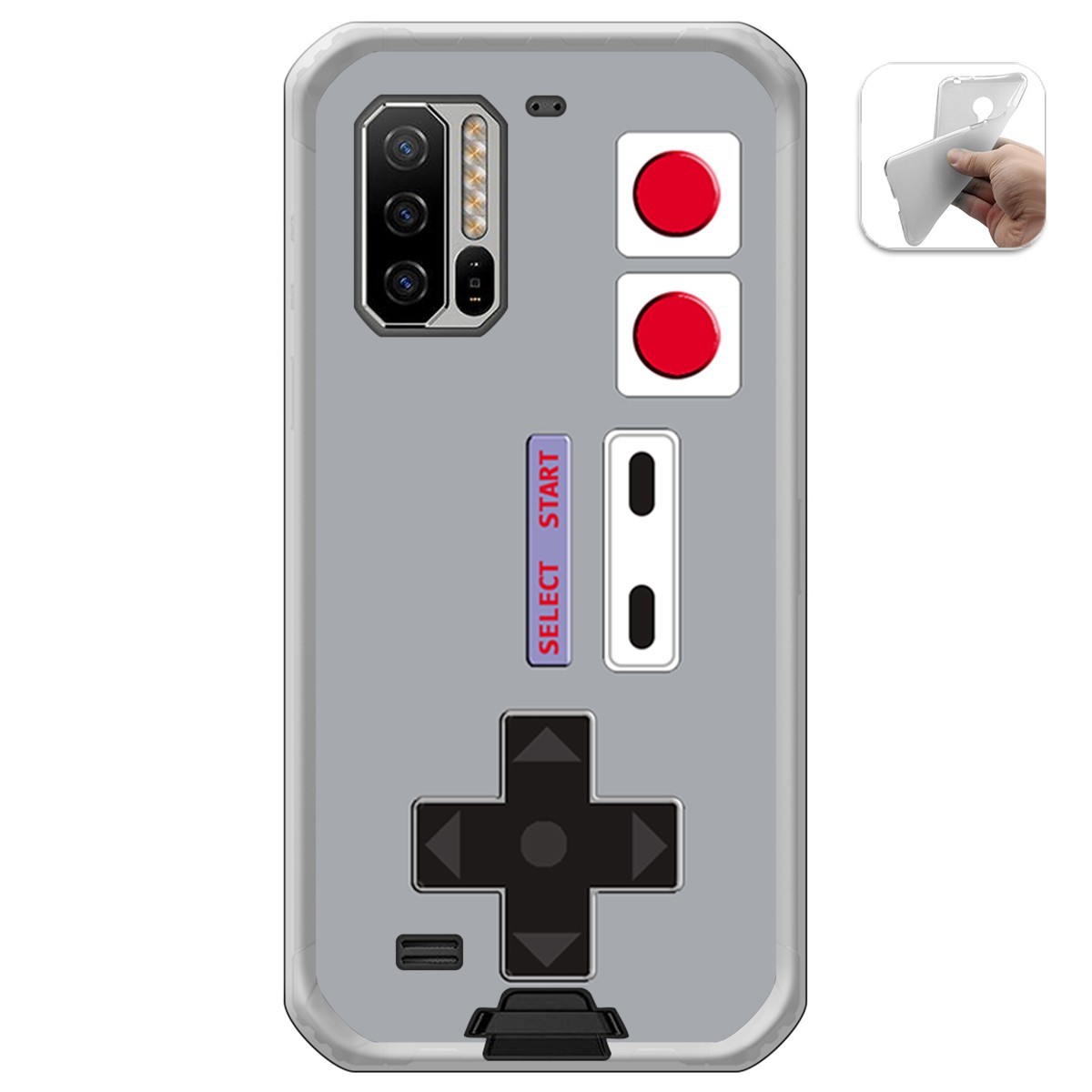 Funda Gel Tpu para Ulefone Armor 7 diseño Consola Dibujos