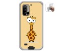 Funda Gel Tpu para Ulefone Armor 7 diseño Jirafa Dibujos