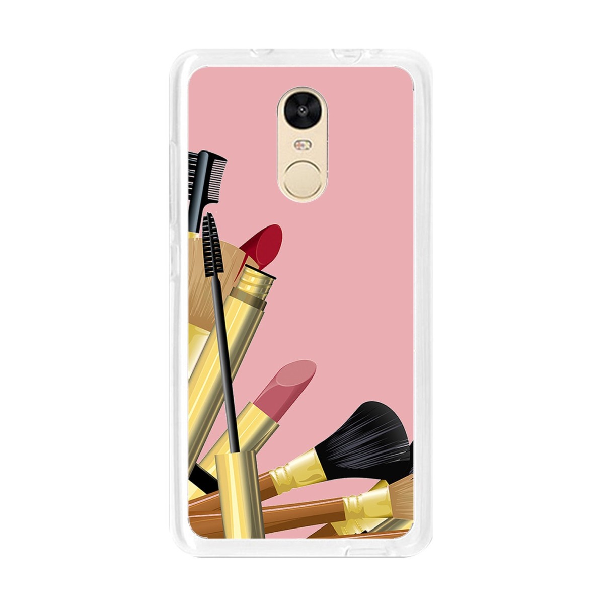 Funda Gel Tpu para Xiaomi Redmi Note 4  / Note 4 Pro Diseño Brochas Dibujos