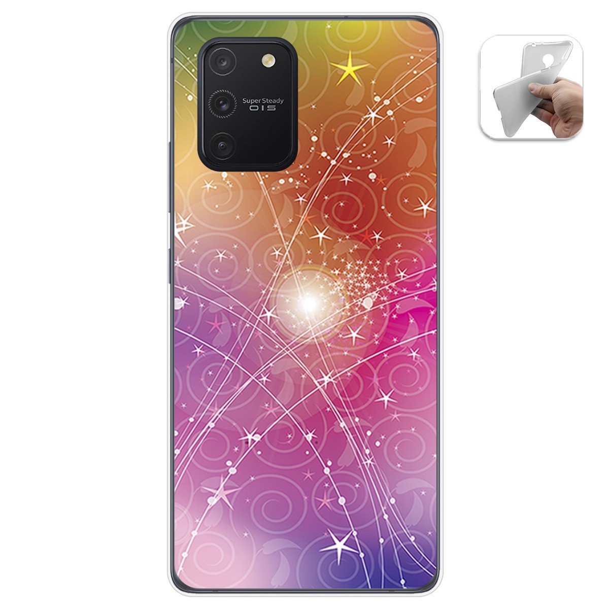Funda Gel Tpu para Samsung Galaxy S10 Lite diseño Abstracto Dibujos