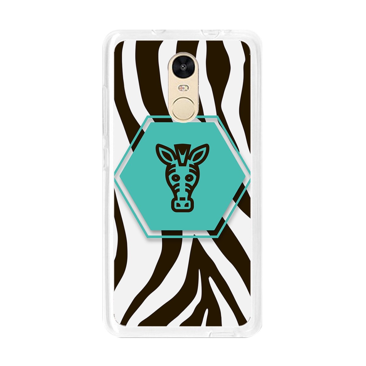 Funda Gel Tpu para Xiaomi Redmi Note 4  / Note 4 Pro Diseño Cebra Dibujos