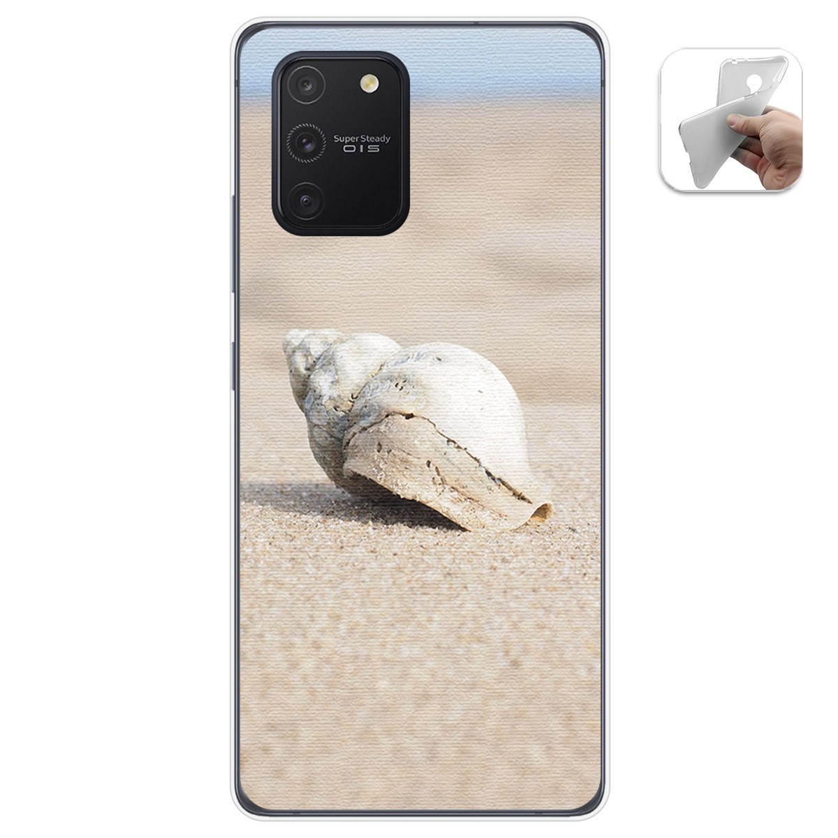 Funda Gel Tpu para Samsung Galaxy S10 Lite diseño Concha Dibujos