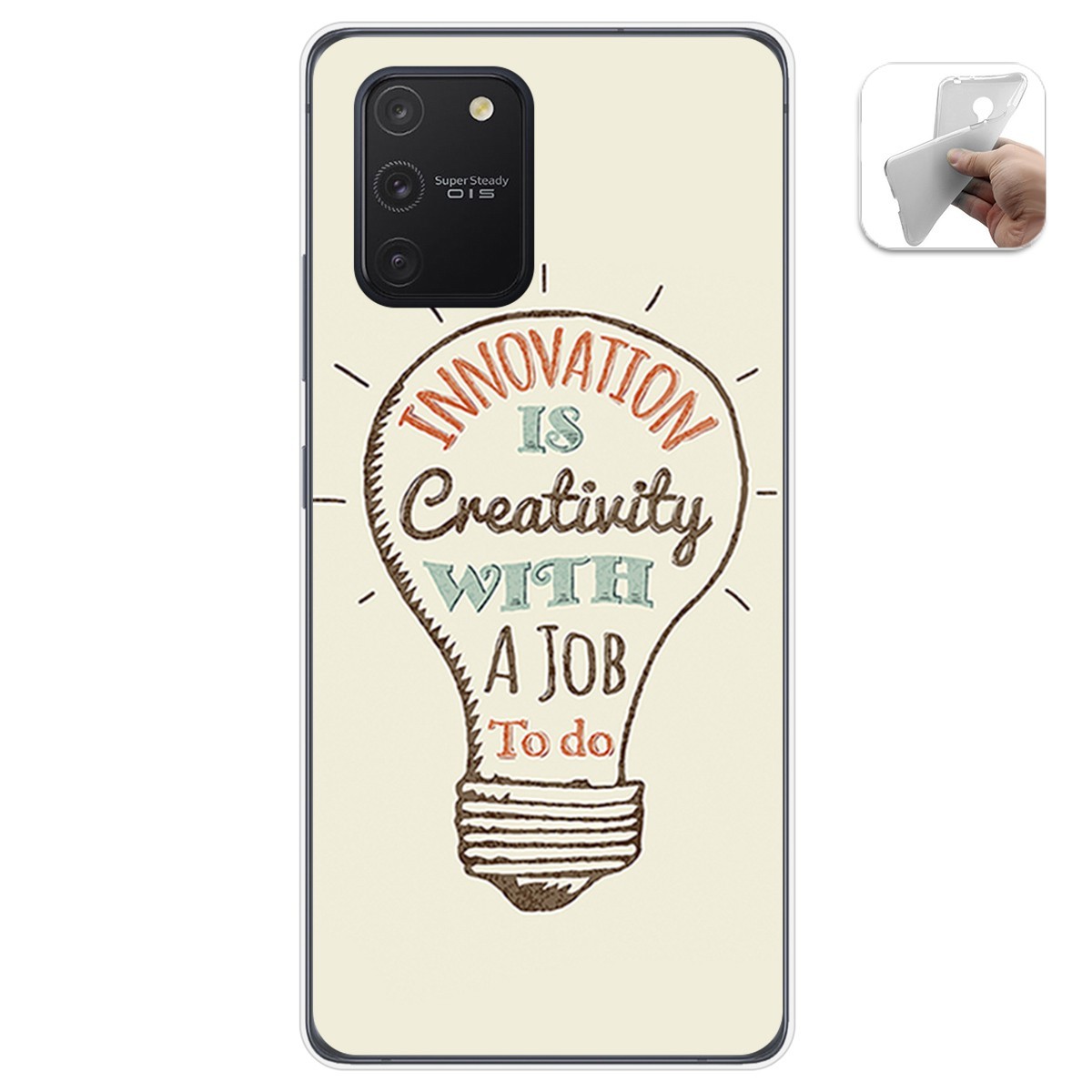 Funda Gel Tpu para Samsung Galaxy S10 Lite diseño Creativity Dibujos